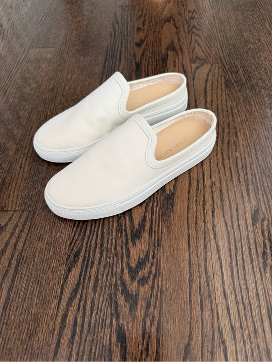 Jenni Kayne Shoes - Jenni Kayne Slip-On Canvas Slider Sneakers - White NEW